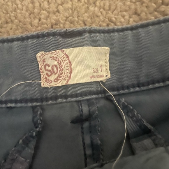 Heritage Casual Denim Blue Shorts - Picture 2 of 3